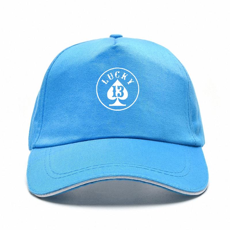 LUCKY Nummer 13 caps mote Unisex Kvinner 100% Bomull pappa-caps utendørs bevegelse Unisex Baseballcaps justerbar Snapback-hatt bein