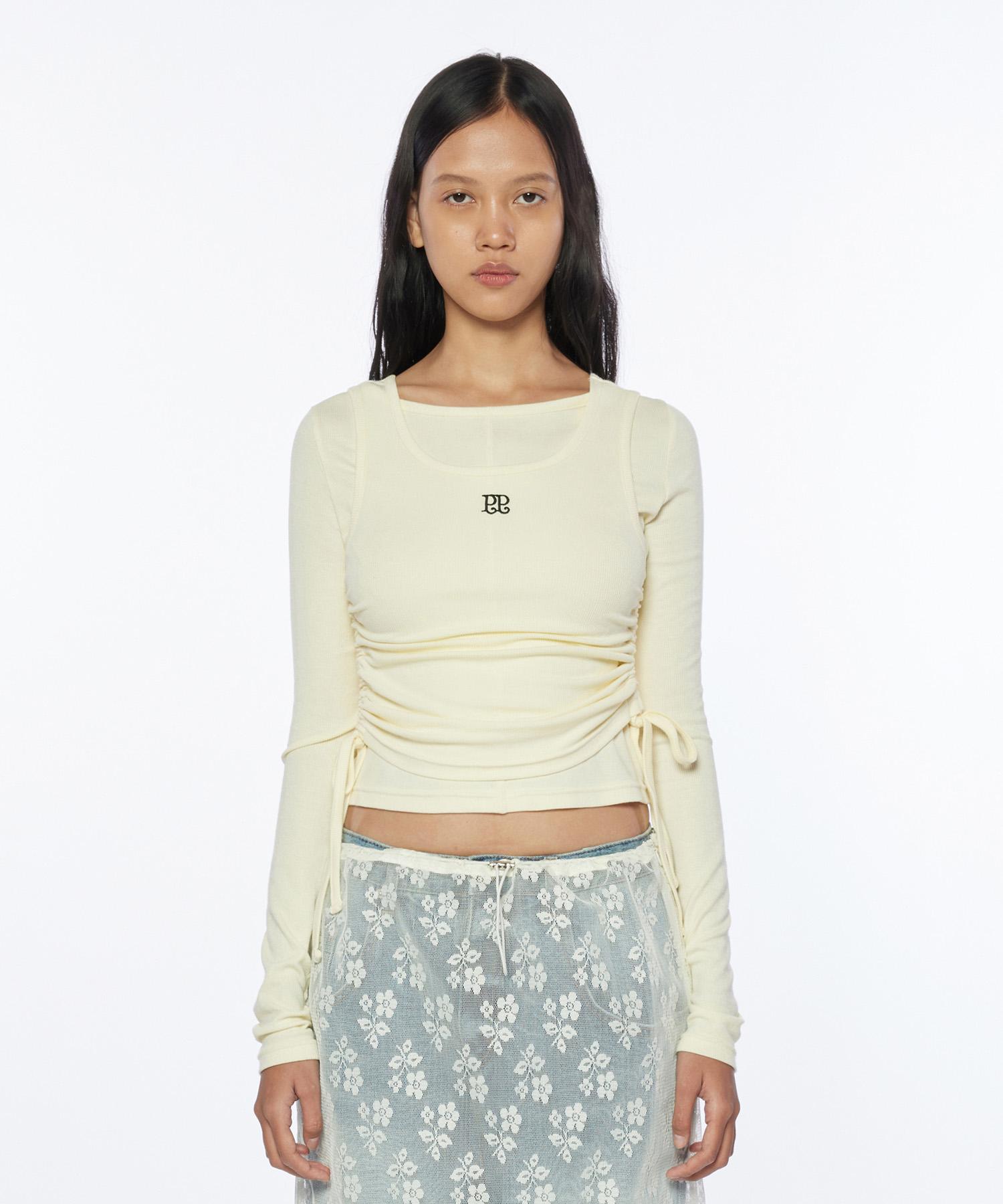 Pip Pet Boat Neck Layered Top Set (Lemon) Lemon/Free