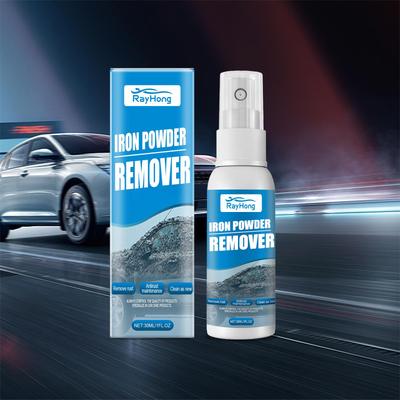 Car Iron Powder Remover Spray, Rust Cleaner & Anti-Rust Protectant for Auto Paint, Wheel & Metal Surfaces 30ml