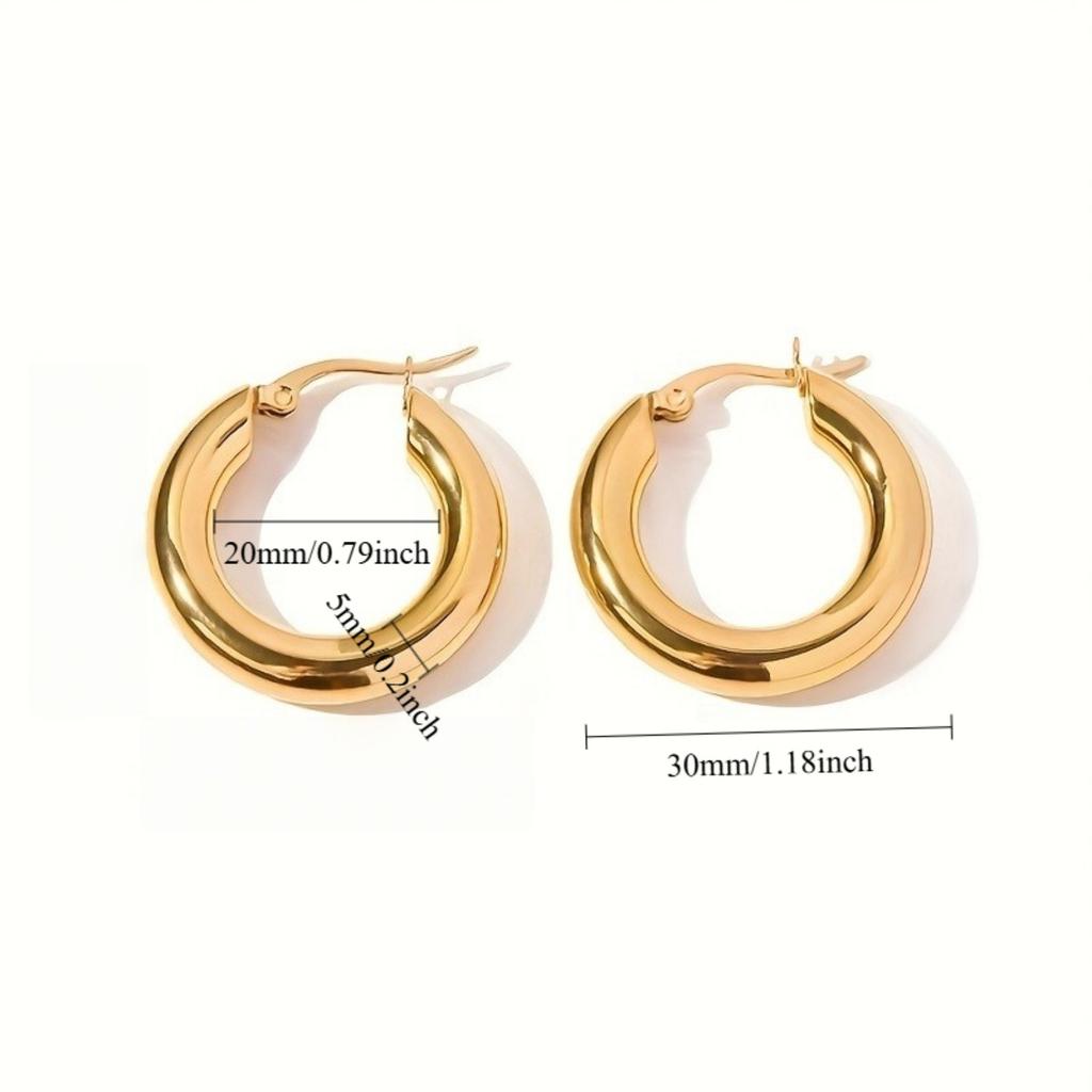 Premium Hypoallergenic Gold Earrings, Elegant Everyday & Party Accessories