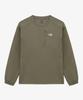 Noseupeiseu Nt7Ts09C Men'S Winden Long Sleeve Tee Slate Khaki