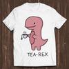 Té-Rex T. Rex Dinosaurio Té Divertido Meme Regalo Camiseta Gamer Cult Película Camiseta C750