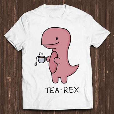 Té-Rex T. Rex Dinosaurio Té Divertido Meme Regalo Camiseta Gamer Cult Película Camiseta C750