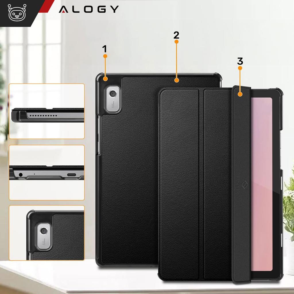 Etui Na Tablet Lenovo Tab M9 2023 9" Tb310Xu Tb310Fu Obudowa Case Alogy Book Cover Czarne