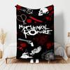 1pc Blanket My Chemical Romance Print Design, Lightweight Blanket for Sofa, Bed- Soft &Warm, Gift for All Seasons like Christmas, Halloween
