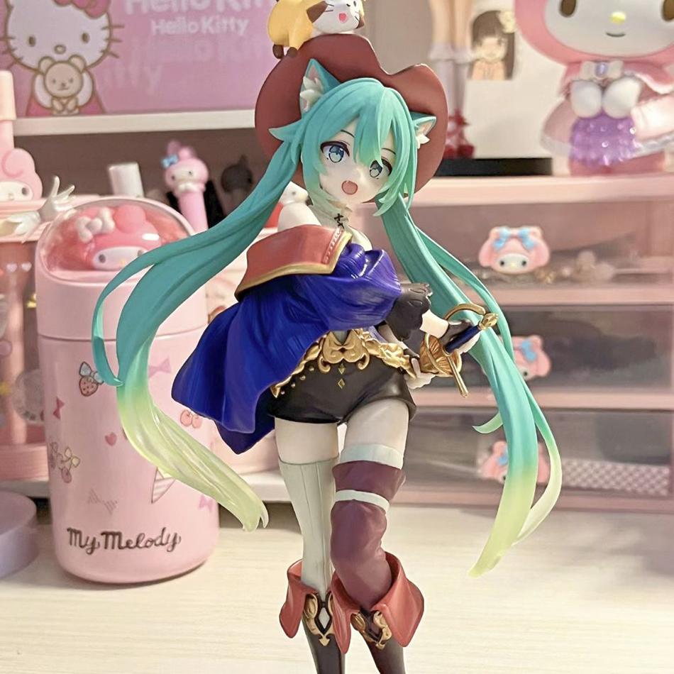 Popular Kawaii Girl Hatsune Miku Anime Figurine Fashion Subclture Miku Action Figurine Christmas Gift Pvc Collection Model Doll Toys