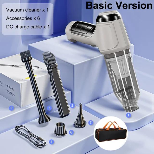 NEW 95000Pa Wireless Car Vacuum Cleaner Strong Suction Handheld Auto Vacuum & Car Dual Use Mini Vacuum Cleaner Appliance 2025