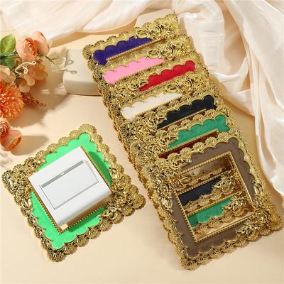 1pcs European Style Electric Light Switch Cover, Wall Sticker, Plastic Plug, Socket Rack, Switch Sticker, Living Room Home Deco