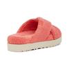 UGG Women's Fuzz Sugar Terry Cross Slide Peach Bliss 1126385-PBLSS