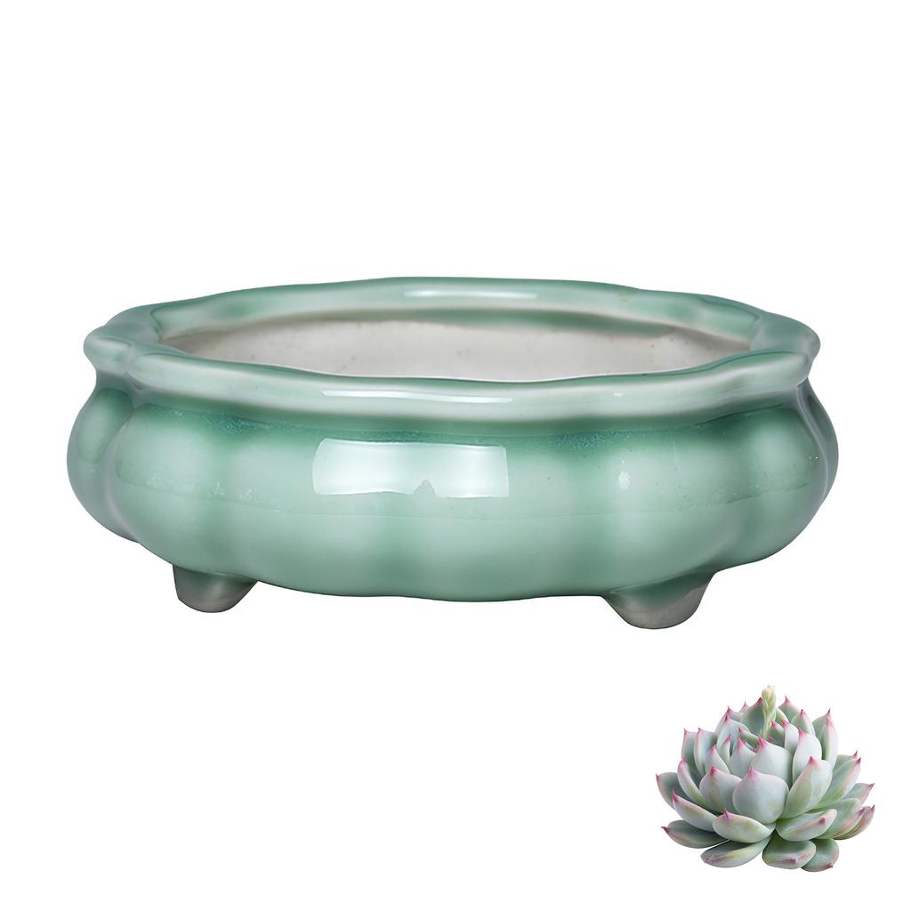 Ghivece de flori Ghivece ceramice pentru plante Cu găuri Ghivece pentru plante suculente Grădină exterioară Peisaj Ghiveci pentru bonsai Ghiveci Decor pentru casă Cadou