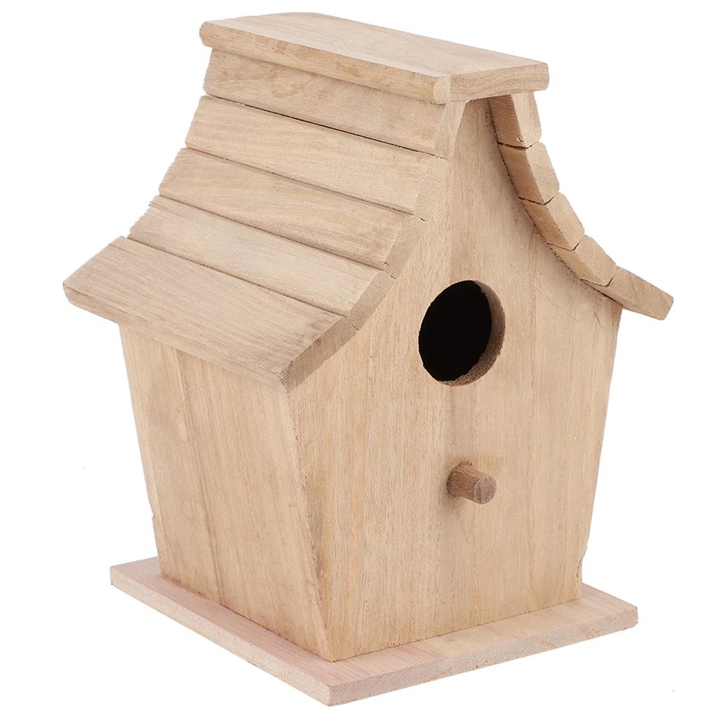 Casetta per Uccelli in Legno Scatola per la Riproduzione Casetta per Uccelli da Appendere Forniture per Animali Domestici per Pappagalli Cocorite Uccelli Piccoli