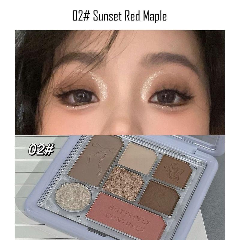 Art Value - Butterfly Pact Series Multi-Purpose Eyeshadow Palette - 3 Types