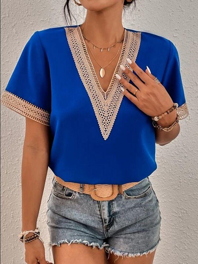 

Женская рубашка из рами с принтом и воротником-стойкой L