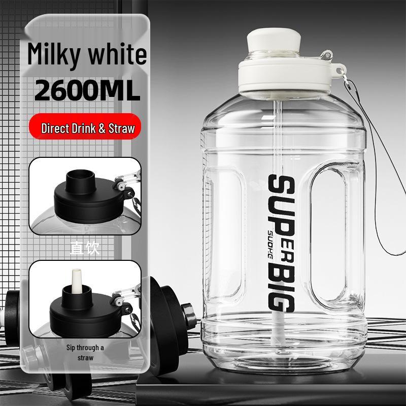 Durable Large-Capacity Sports Water Bottle – Anti-Fall, Wear-Resistant, Portable for Men & Women