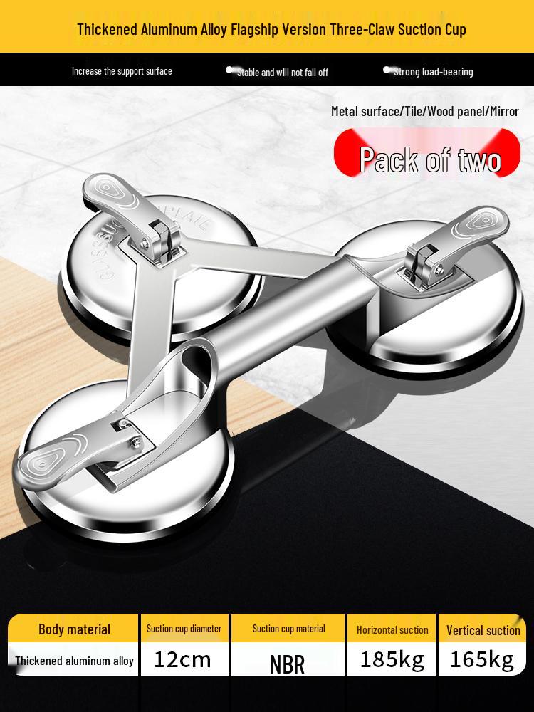 Heavy-Duty Glass Suction Cup Handle for Tiling, Floor, and Fish Tank Moving