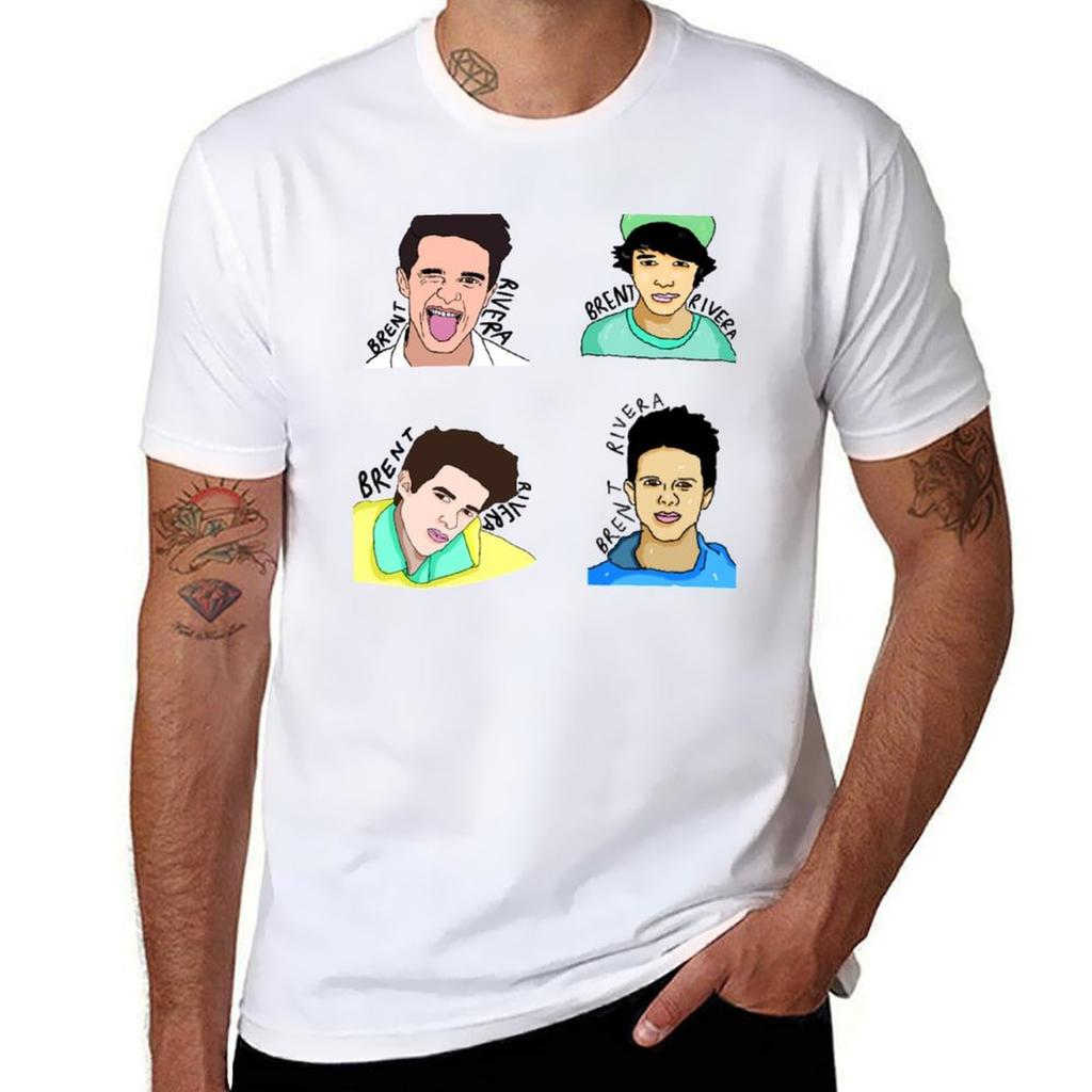 Brent Rivera Tshirt Casual Fashion Print Tee Top