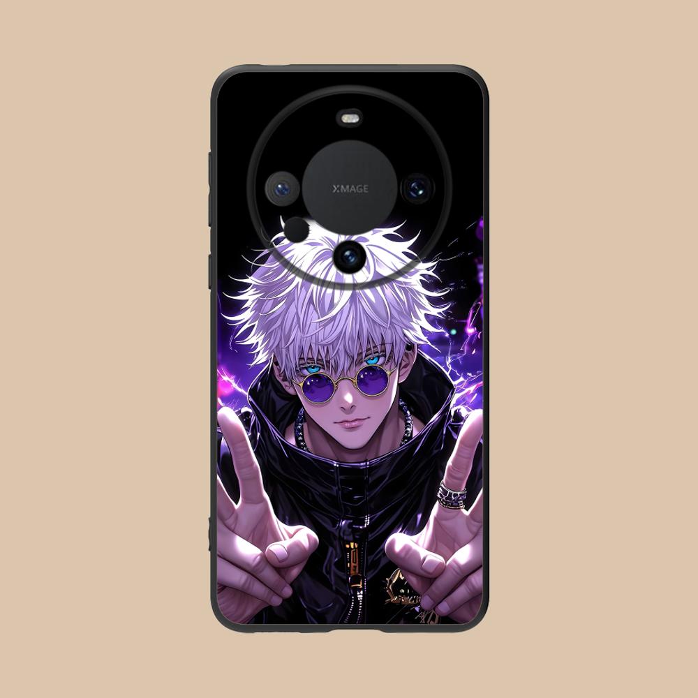 

Jujutsu Kaisen Colored Mobile Phone Case for Huawei Mate 60 50 40 30 20 10 Pro Plus Lite E 5G Black Cover Luxury Smartphone Huawei Mate 10 Lite