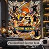 Personalized Wall Tapestry,Haikyuu Custom Printed Name, Fabric Wall Art For Indoor Room Backdrop