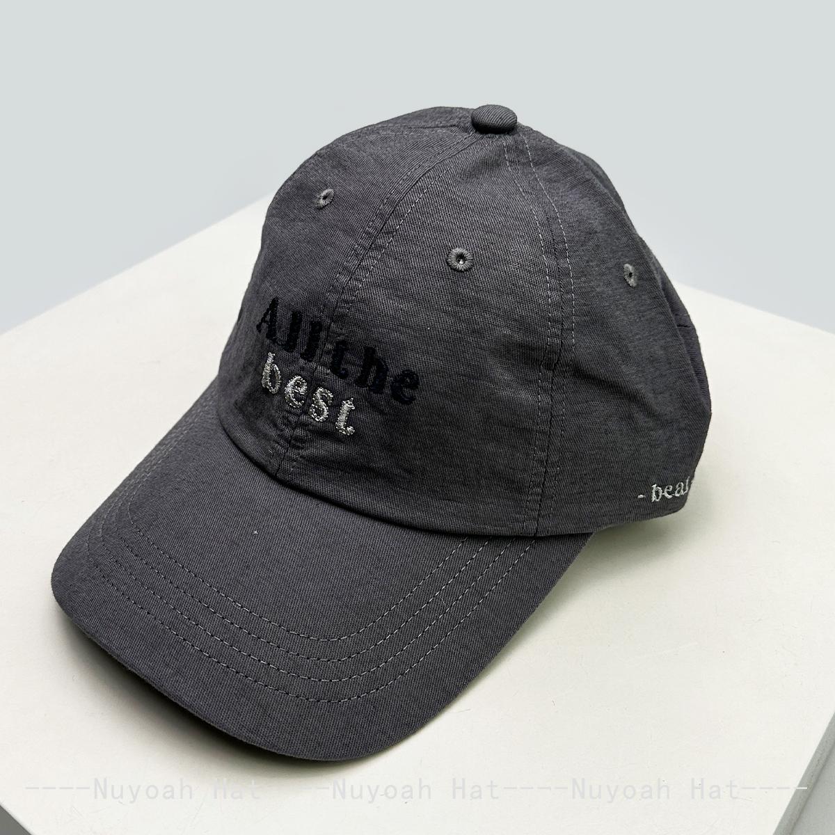 

New Men Women Korean Simple Embroidered Letters Baseball Hats Sunshade Casual Versatile Travel Peaked Caps Ins Fashion Outdoor 58-61cm