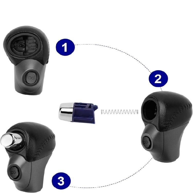 Precise Car Transmission Shifter Lever Knob Push Button With Spring Kit for 54132SHJA01 Quick Response Smooth Operation