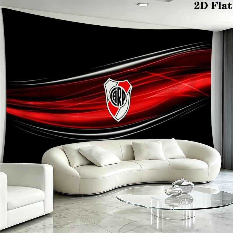 River Plate Wall Tapestry Aesthetic Wall Hanging Printed Fabric Blanket Decorative Tapestries for Bedroom Living Room Home Decor