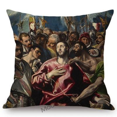 Renaissance Baroque Spain Artist El Greco Famous Religious The Bible Stories Oil Painting Decorative Pillow Case Cushion Cover