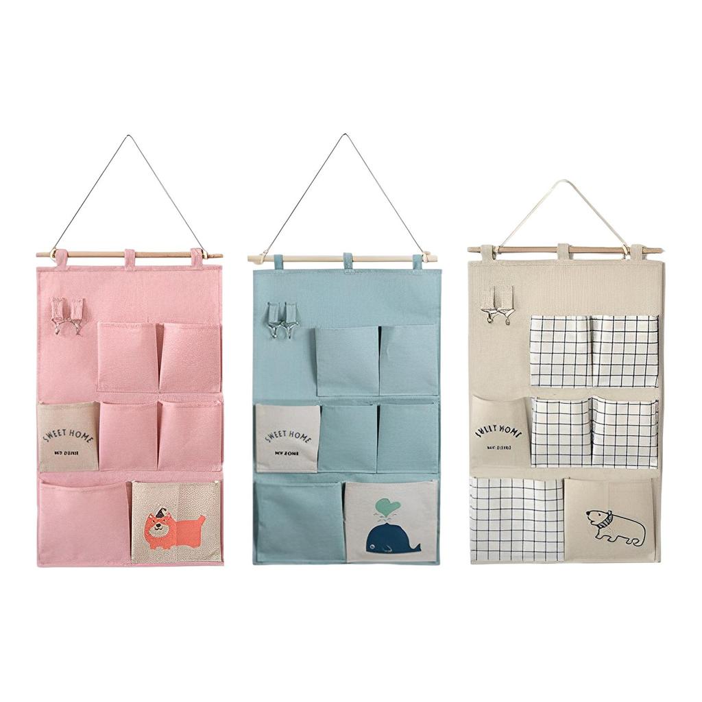 Wall Hanging Storage Bag Wall Door Closet Hanging Bag Organizer Large Classified