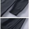 Elegant Autumn Knit Sweater Dress for Women Casual Solid Color Long Maxi Dress