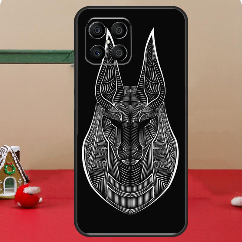 Egypt Nefertiti Anubis Ankh Case For Honor Magic 8 7 6 Pro Honor 200 400 70 90 Lite X8c X8b X9a X9b X9c X9d Win RT Coque