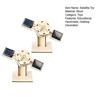 1/2Pcs DIY Artificial Satellite Model Kit Educational Handmade Wooden Puzzle Satellite Model Kids Science Exploration Projects STEM Toy Space Gift