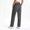Women’s Loose Casual Pants – Quick-Dry Cargo Pants With Drawstring