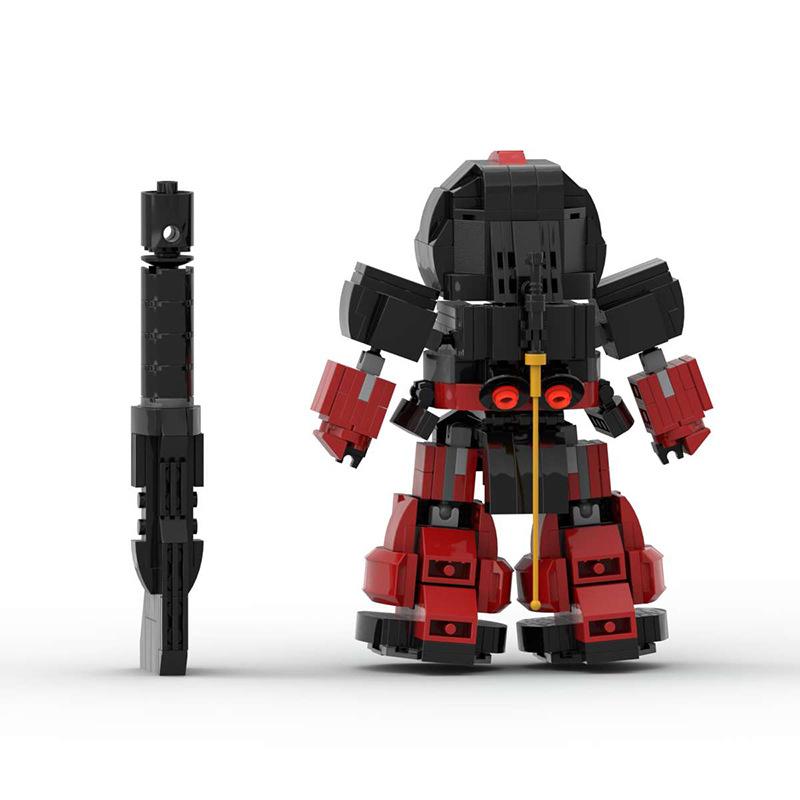 Building Blocks Compatible With Sd Big Magic Red Char Char Duck Intelligence Assembly Kids Robot Model