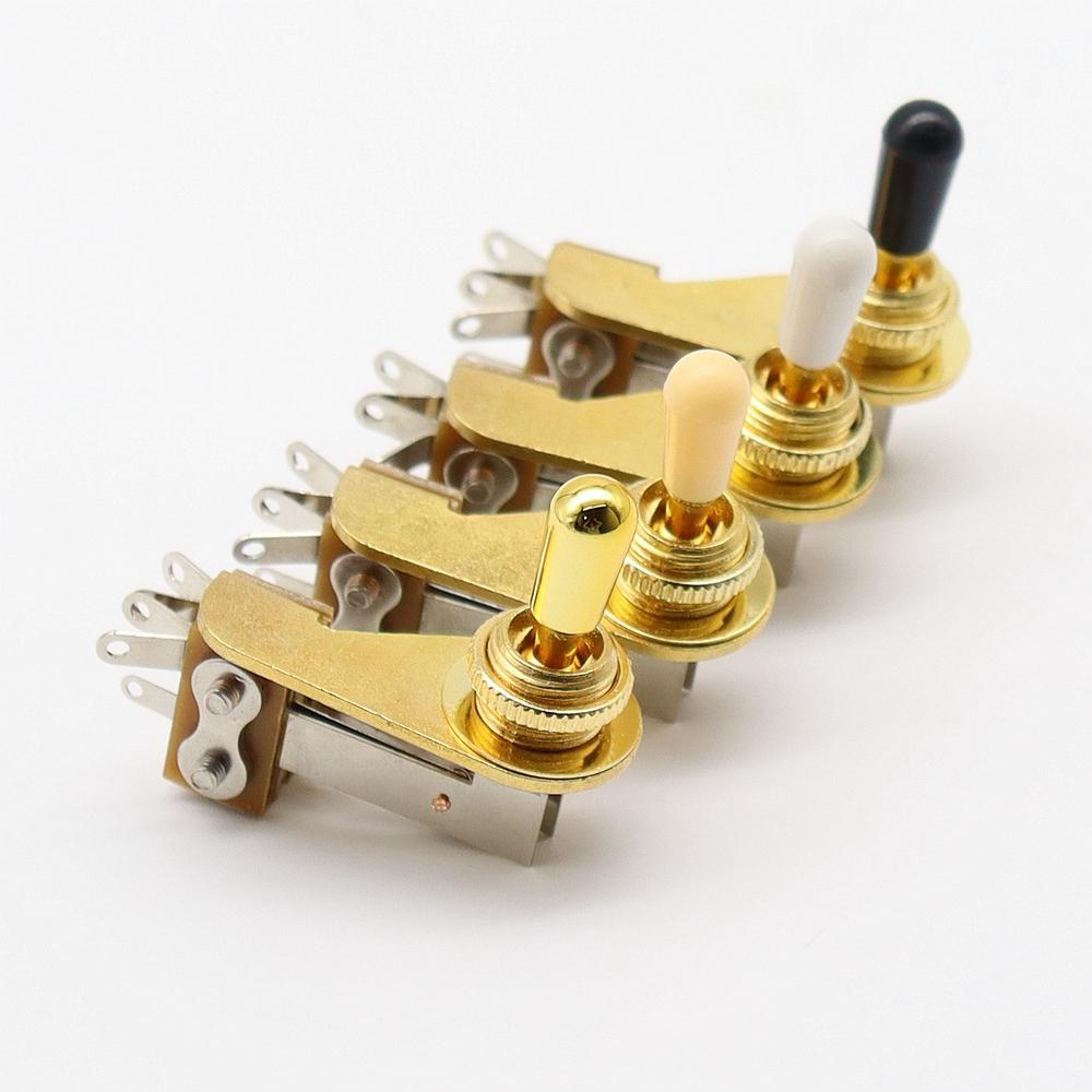1Pcs L Type 3 Way Guitar Switch Plastic Tip Guitar Pickup Selector Toggle Switch For Electric Guitar