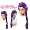 Kpop Dämonenjäger Kinder Mädchen Rollenspiel Perücke Mira Rumi Zoey Lila Schwarz Rot Langes Haar Party Rollenspiel Requisite - Kinderversion