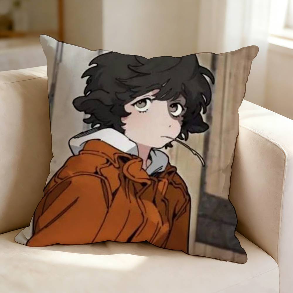 BL Romance Manga M-Mr. AS Farm  Pillow Case Square Double-Sided Sofa Cushion Cover Bedroom Bedside Pillow