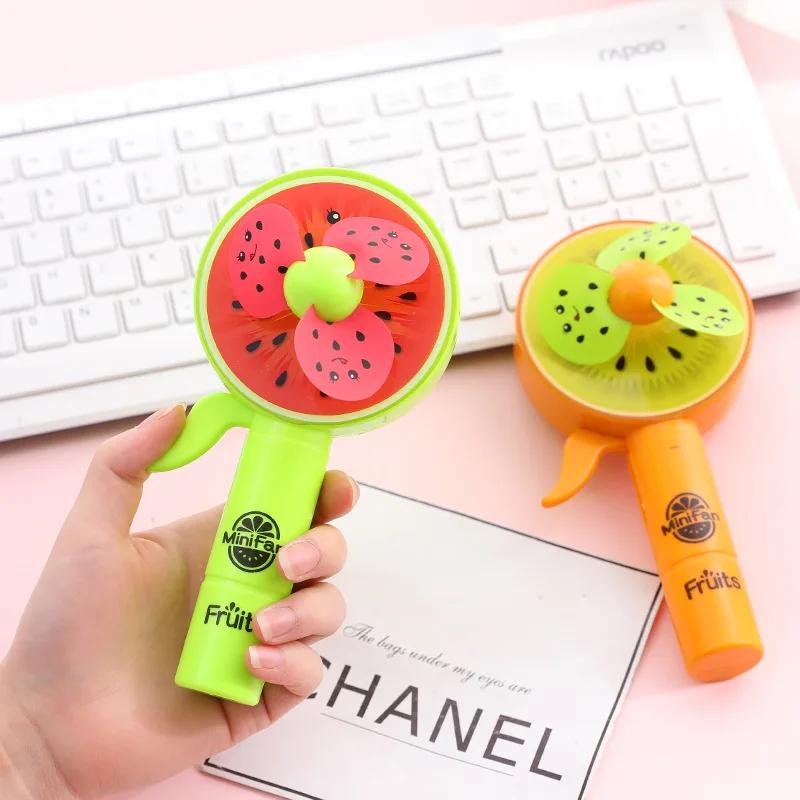 Summer Mini Cartoon for Children Hand Cranked Small Fan Baby Stroller Portable Handheld,and Portable Children's Fan Gift Toy
