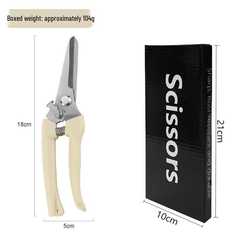 Heavy Duty Stainless Steel Pruning Shears - Multipurpose Garden and Fruit Picking Scissors