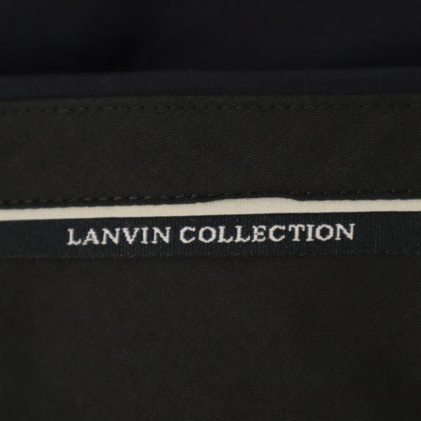 Lanvin Made In Japan Wool Slacks Pants 79 Dark Blue Men's Used