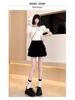 Women's Lace Ballet Midi Skirt - Summer 2025 High Waist Slimming Princess Style Skirt