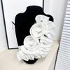 Trendige 3D-Blumendekoration Blumenform Floraler Aufnäher Abnehmbares Hochzeitskleid Zubehör DIY Kleiderdekoration