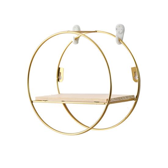 Ελαφρύ ράφι αποθήκευσης DIY Fashion χωρίς διάτρηση ράφι