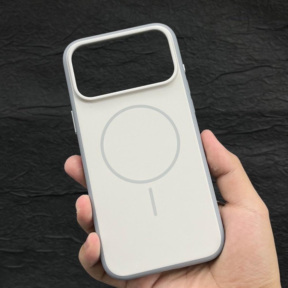 

Роскошный защитный бронированный магнитный чехол ForMagsafe Для iPhone 17 Air 16 15 14 13 12 11 Pro Max Plus Ударопрочный Беспроводная зарядка Чехол iPhone 12 белый
