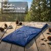 Envelope Sleeping Bag Packable Bedding Soft for Camping, Travel, Adults, Campers