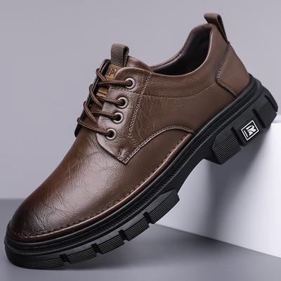 Chaussures pour hommes Chaussures en cuir business casual britanniques Chaussures basses de travail Bottes Martin chaussures tendance chaussures pour jeunes hommes