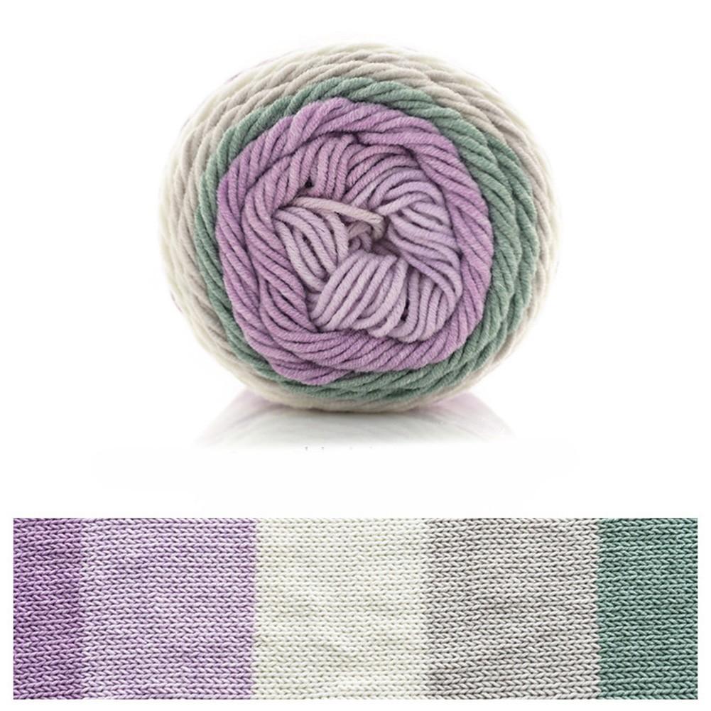 

Для Радужной Разноцветной Молочной Хлопковой Пряжи 100 г Идеально Подходит для Креативного Вязания F