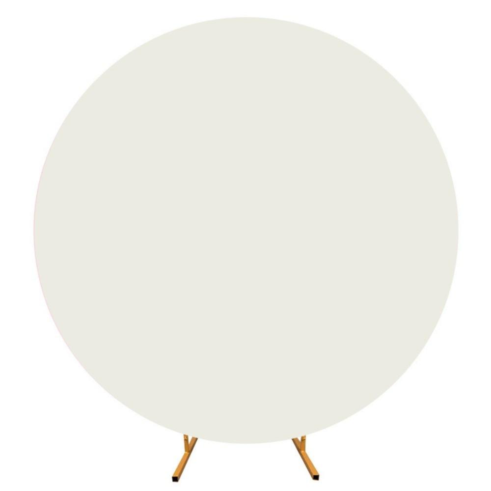 New Pure Color Round Backdrop Cover Elastic 4FT Circle Arch Stand Cover Polyester Stretchy Backdrops Wedding