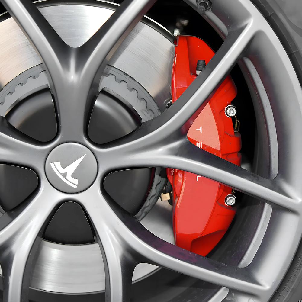 4Pcs/Set 56mm Car Wheel Center Hub Caps Tire Rim Covers  Decals Styling Accessories For Tesla Model 3 Model X Y 2020 2021 2022