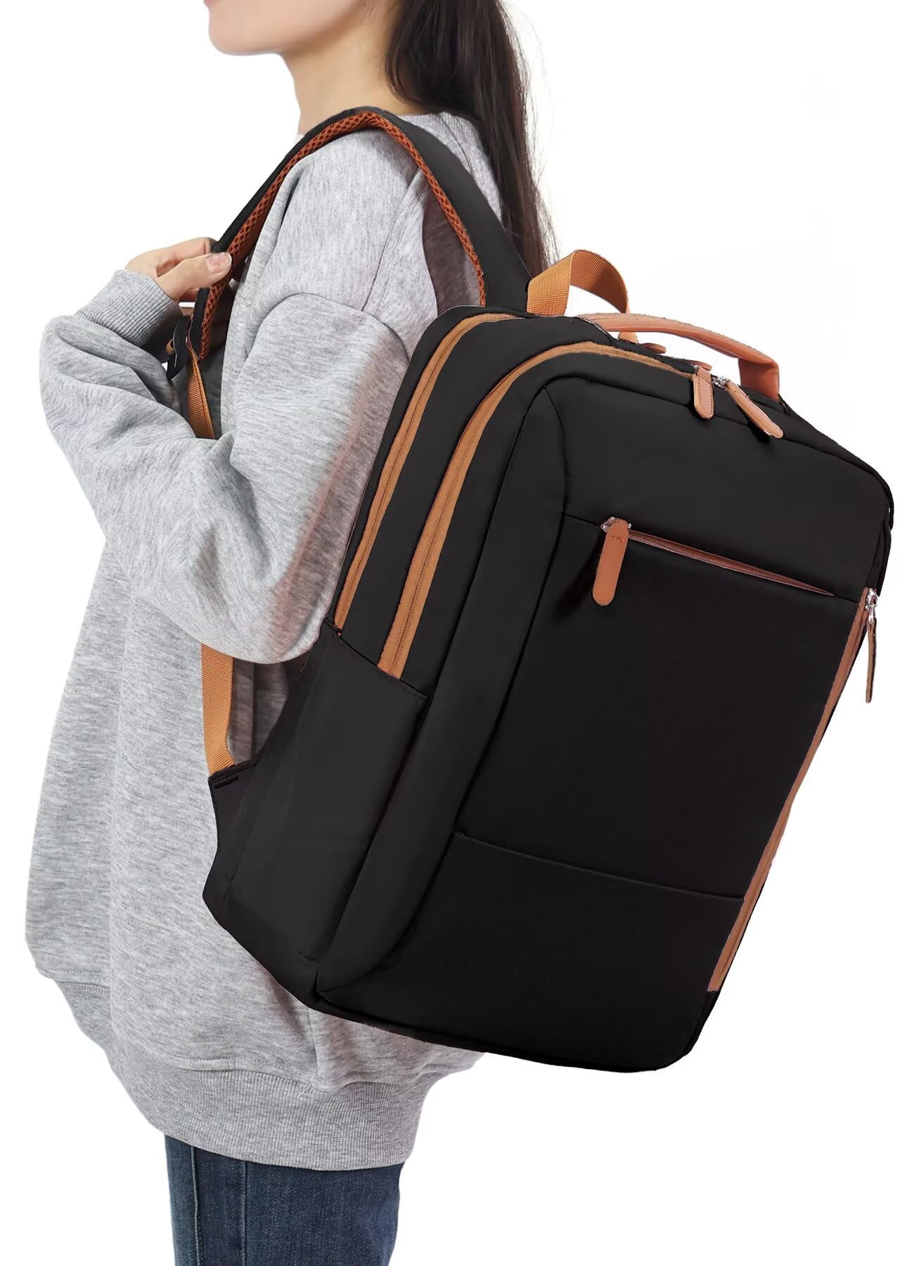 

Large Water A4 14 Inch Back 20L Black [HeiDiga] Women s Backpack, Lightweight, Capacity, Repellent, School, Commuting, Rucksack, Compatible, PC,