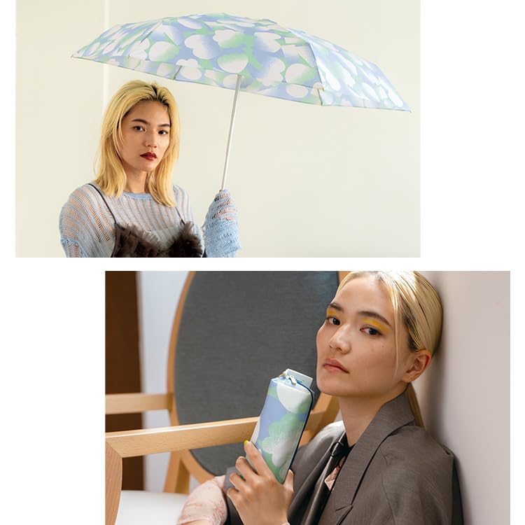 Folding Umbrella Mook Mini Orange and Rain for Commuting and 2026Wpc. Sun Umbrella/UV Protection Lightweight, Stylish, Cute, School, Women's