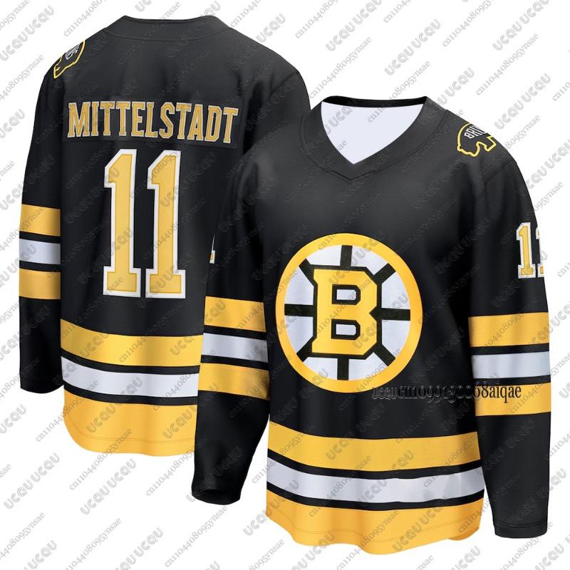 Nuove maglie da hockey su ghiaccio Autunno Inverno per Uomo Maglie da hockey Boston Bruins T-shirt sportive casual a manica lunga Donna Uomo Maglie